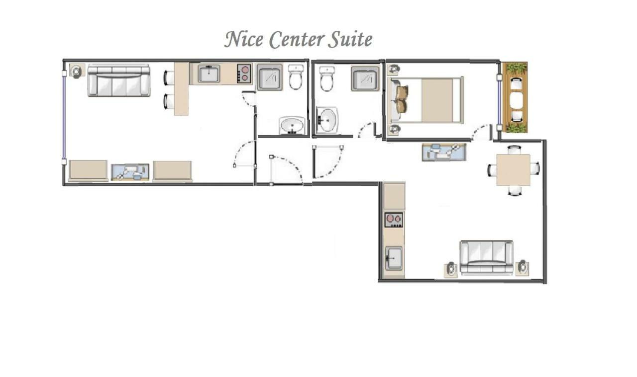 Nice Centre Flat - Modern, Quiet And Brand New Екстер'єр фото